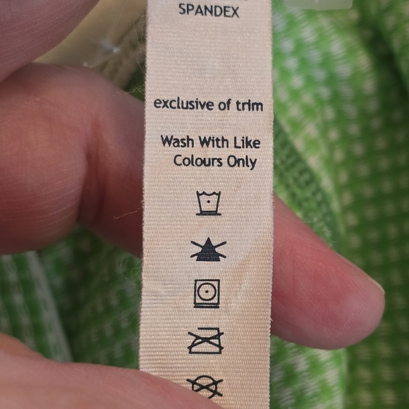 NWOT Lululemon Women's Coast To Class Pant Leggings Green Gingham Frond Size 6 - Picture 12 of 14